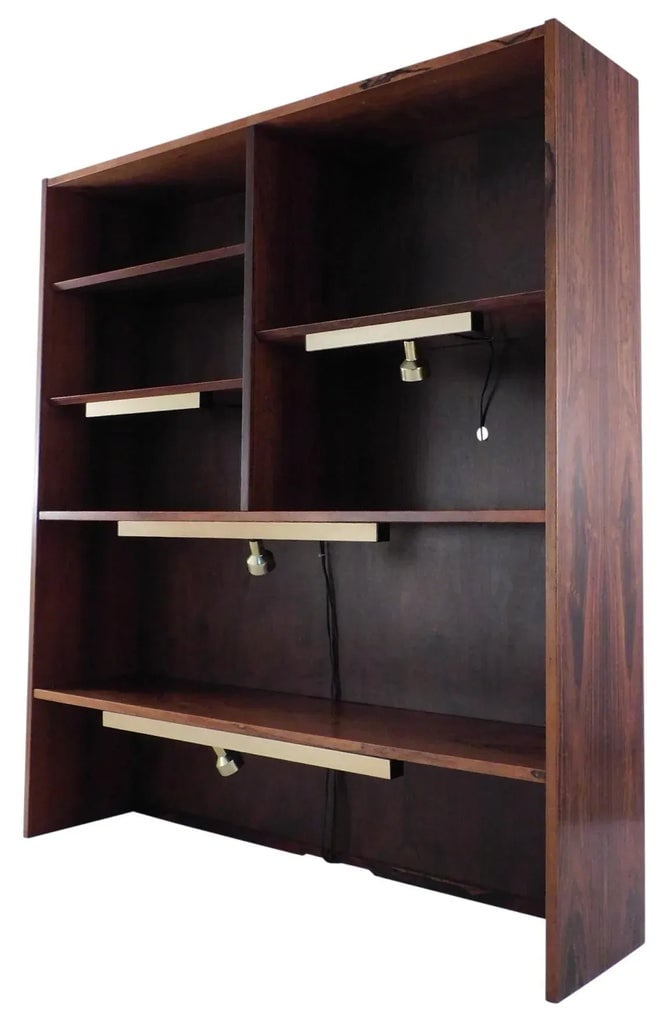 1960s Poul Hundevad Danish Modern Rosewood Bookshelf - 2