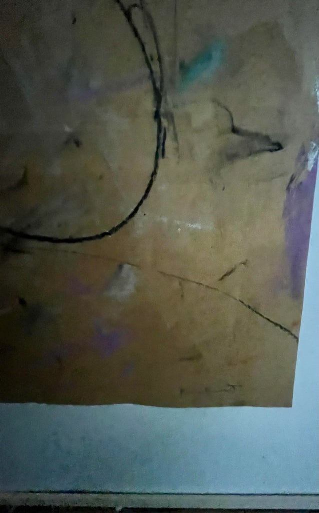 Ellen Reinkraut 1990s Original Abstract Female Figurative Painting, Framed - 2