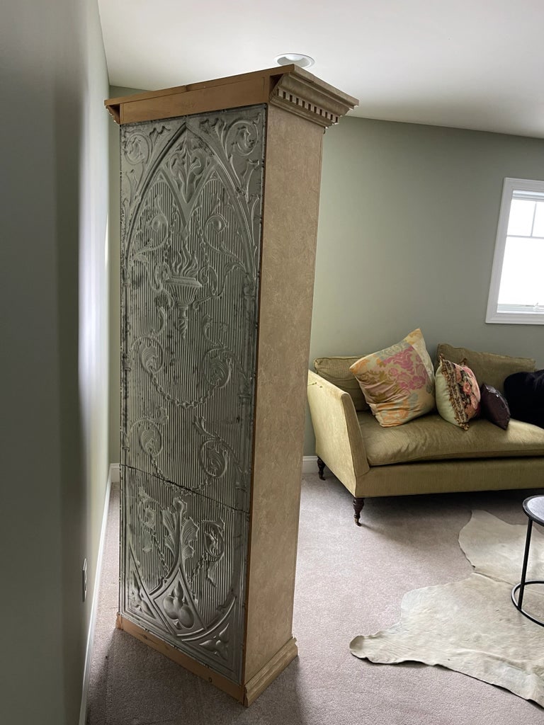 Tall Case With Tin Ceiling Tiles - 4