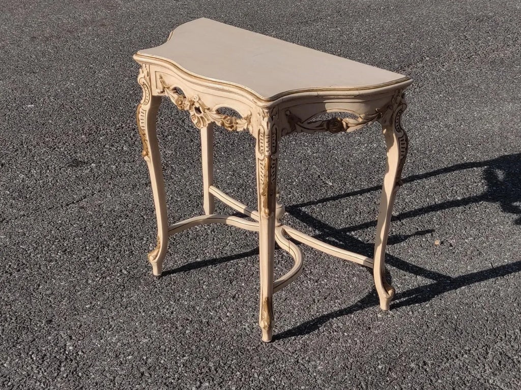 Mid 20th Century French Carved Louis Xv Style Consoles - 2