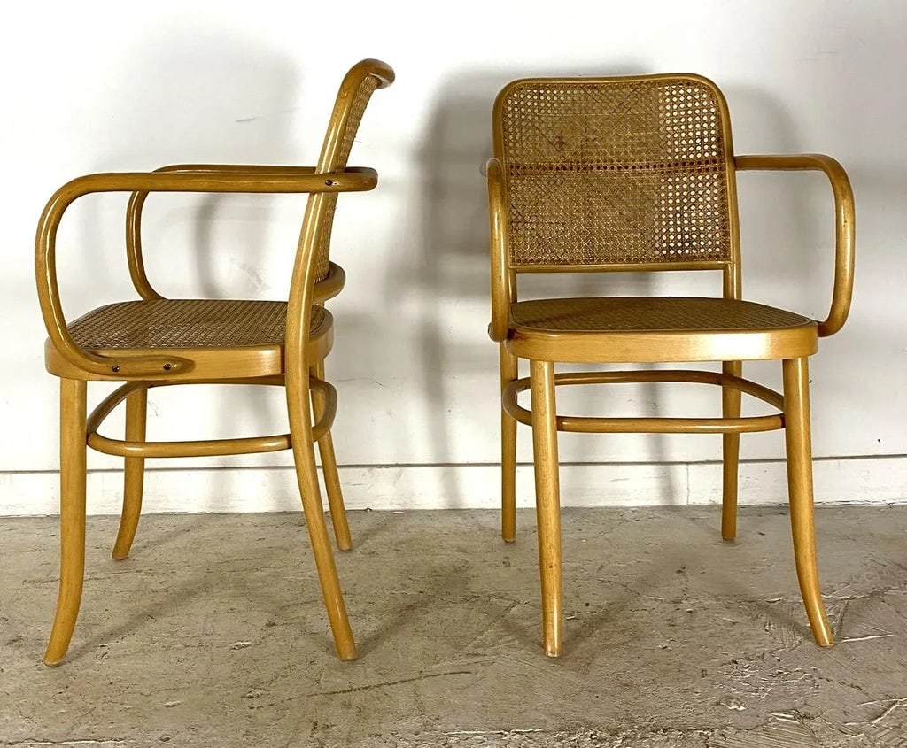 Mid 20th Century In the Style of Stendig 811 Arm Chairs - Set of 2 - 2
