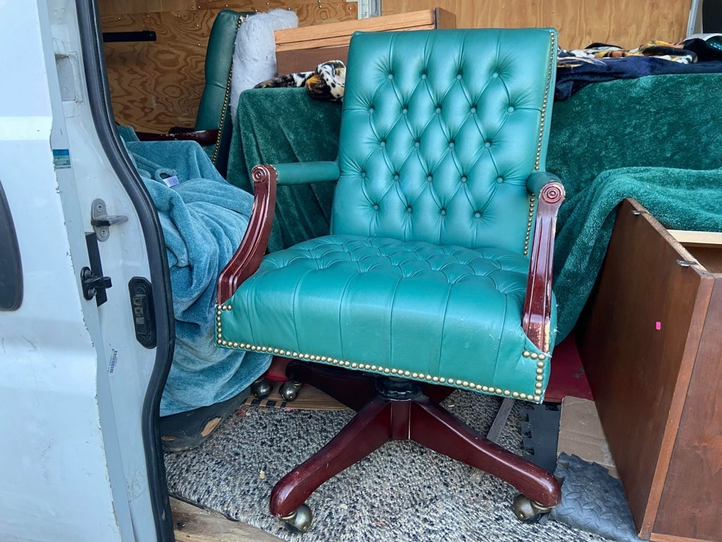 1980s Vintage Paoli Chair Company Office Swivel Desk Chairs - a Pair - 3