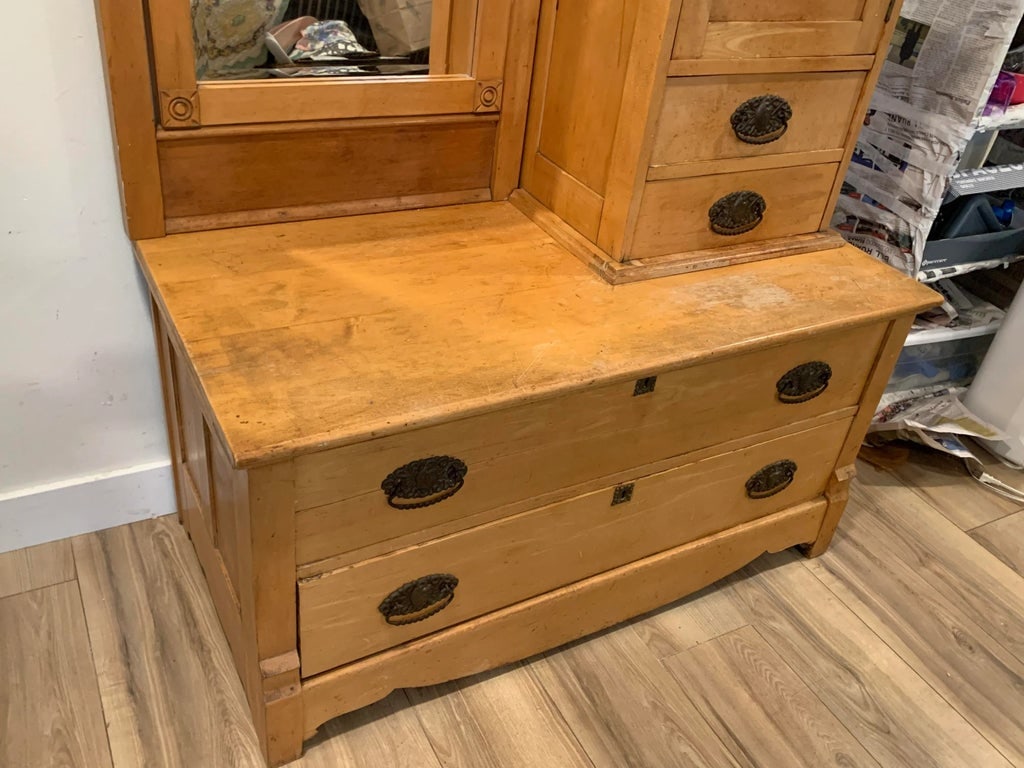 Maple Dresser With Mirror - 3