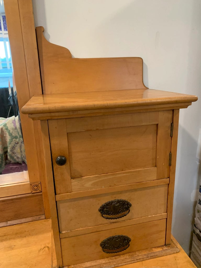 Maple Dresser With Mirror - 4
