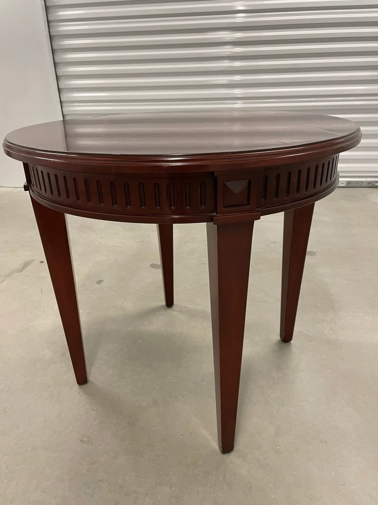 1990s Contemporary Nancy Corzine Mahogany Side Table - 2