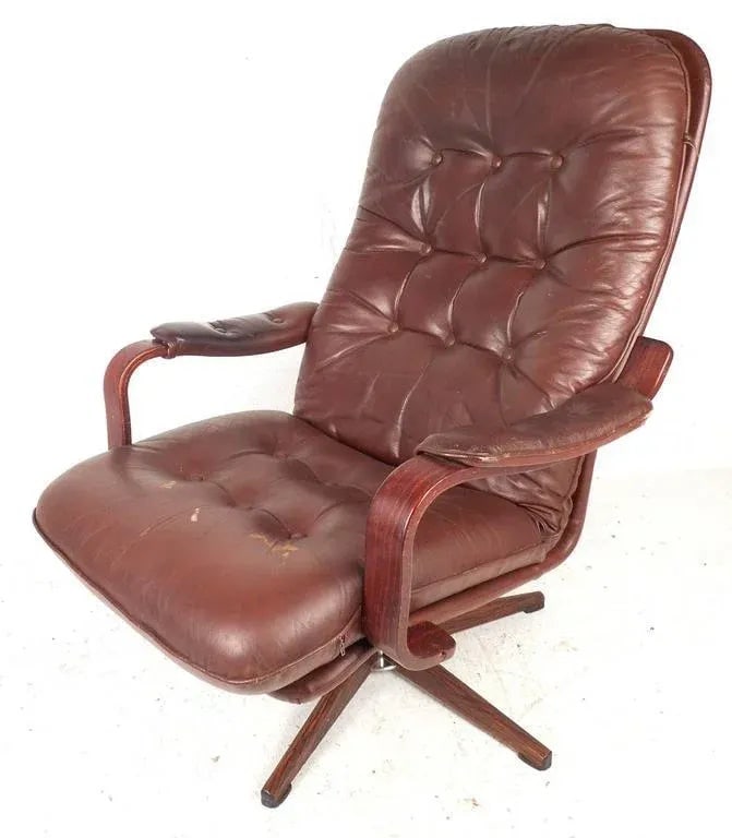 Mid-Century "Kropp Stolen Original" Lounge Chair & Ottoman - 2