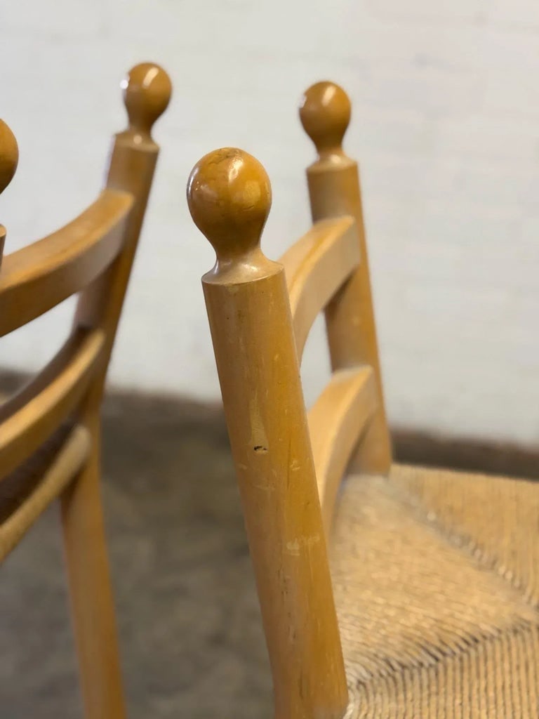 1960s Vintage Barstools With Finials - Pair - 10