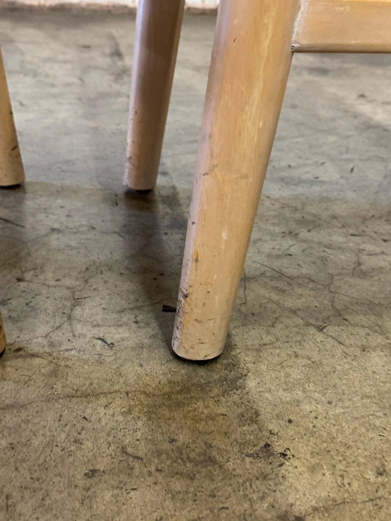1960s Vintage Barstools With Finials - Pair - 12