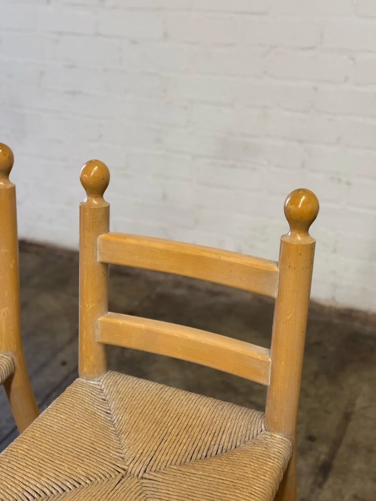 1960s Vintage Barstools With Finials - Pair - 5