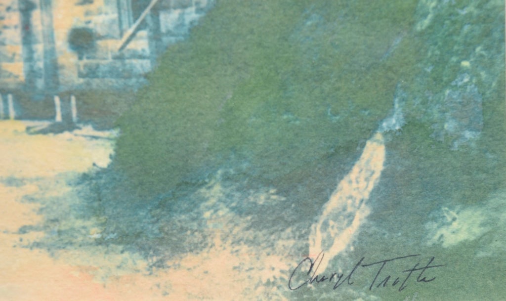Cheryl Trotter "Point Sur Light House in Big Sur California" Impressionist Watercolor 1989 - 5