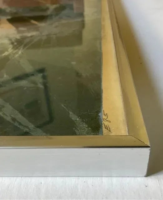 Howard Bradford "Regatta's Return," 1955, Mid Century Modern Abstract Serigraph, Signed, Framed - 5