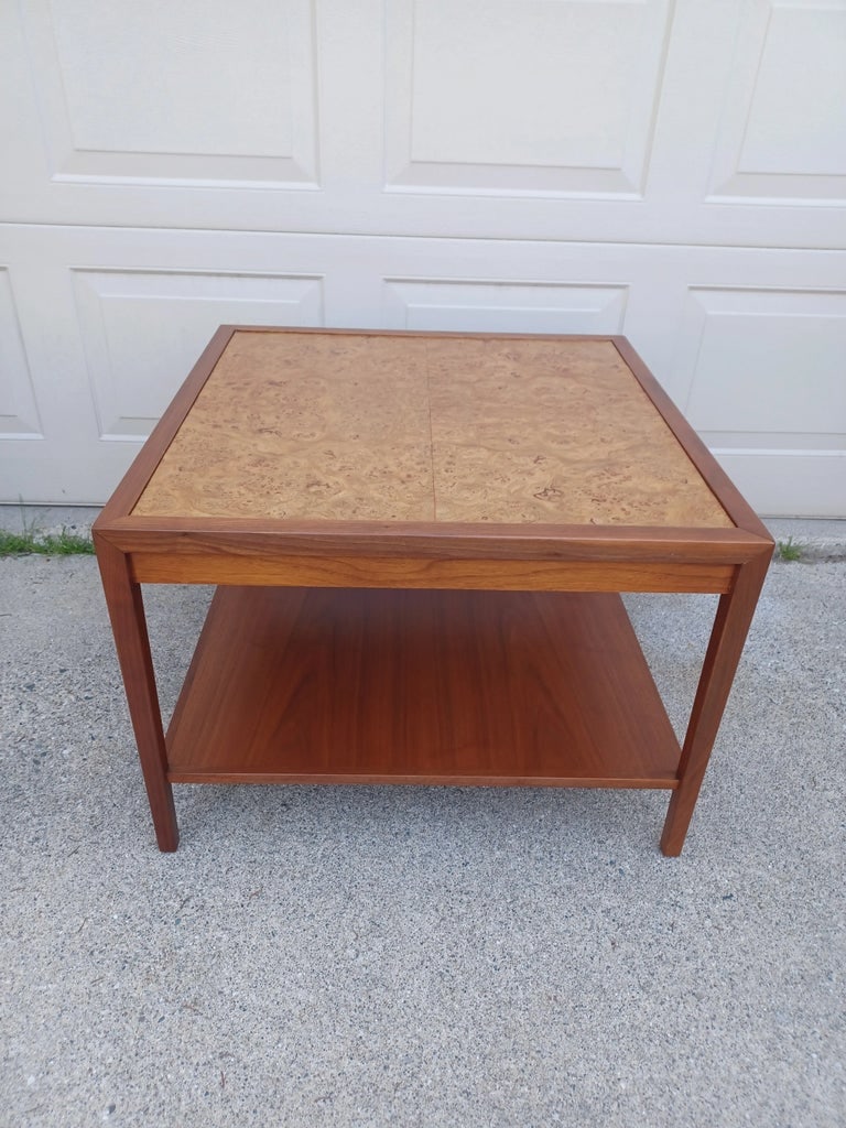 Widdicomb Burlwood & Walnut Mid Century Modern Side Table / Coffee Table - 2