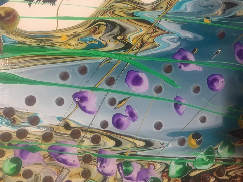 "Spring" Contemporary Abstract Acrylic Painting by Peter Ray - 9