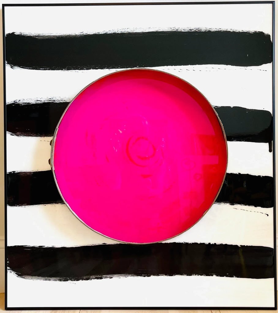 Pink Pop! Acrylic Painting on Board - 11