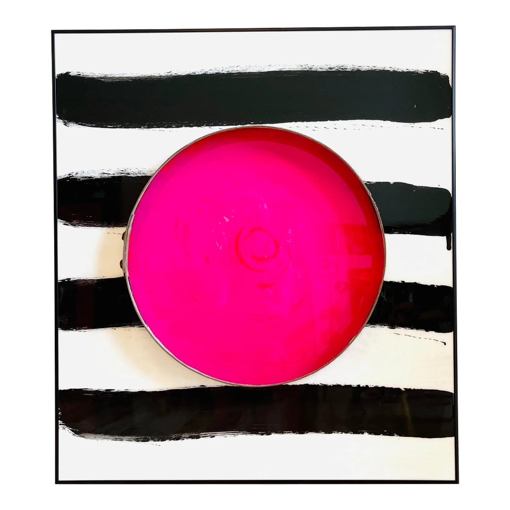 Pink Pop! Acrylic Painting on Board