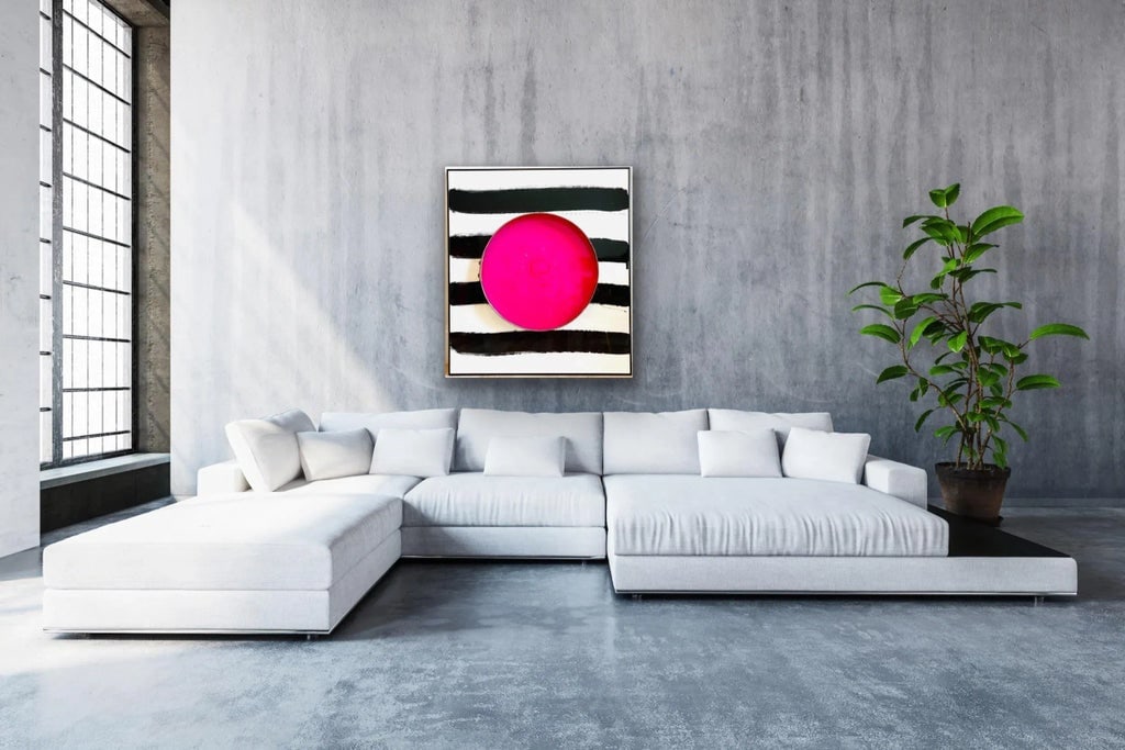 Pink Pop! Acrylic Painting on Board - 2