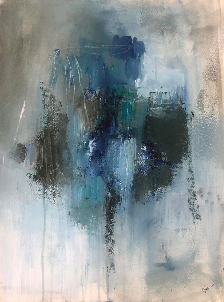 Color Study Untitled #6 by Stephanie Visser: Stephanie Visser, a native of southwestern Michigan, was educated at Kendall College of Art and Design in Grand Rapids Michigan. She continued her education in fine arts and painting at Western