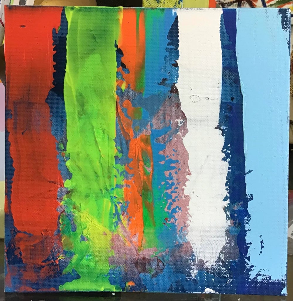 Little Color Study on Canvas Panel - 2