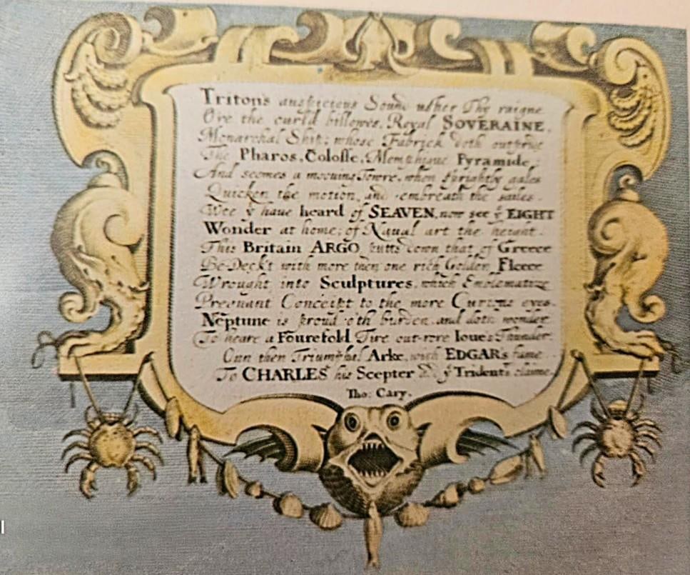 1980s British Maritime Museum Framed 17th Century Sovereign of the Seas War Ship John Payne 1637 Rep - 6