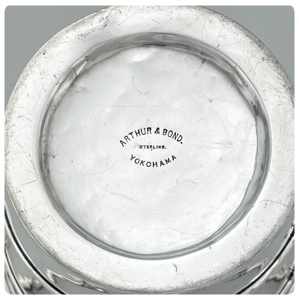Japanese Sterling Silver Cocktail or Water Pitcher / Ice Bucket / Wine Cooler in the Shape of a Buck - 5