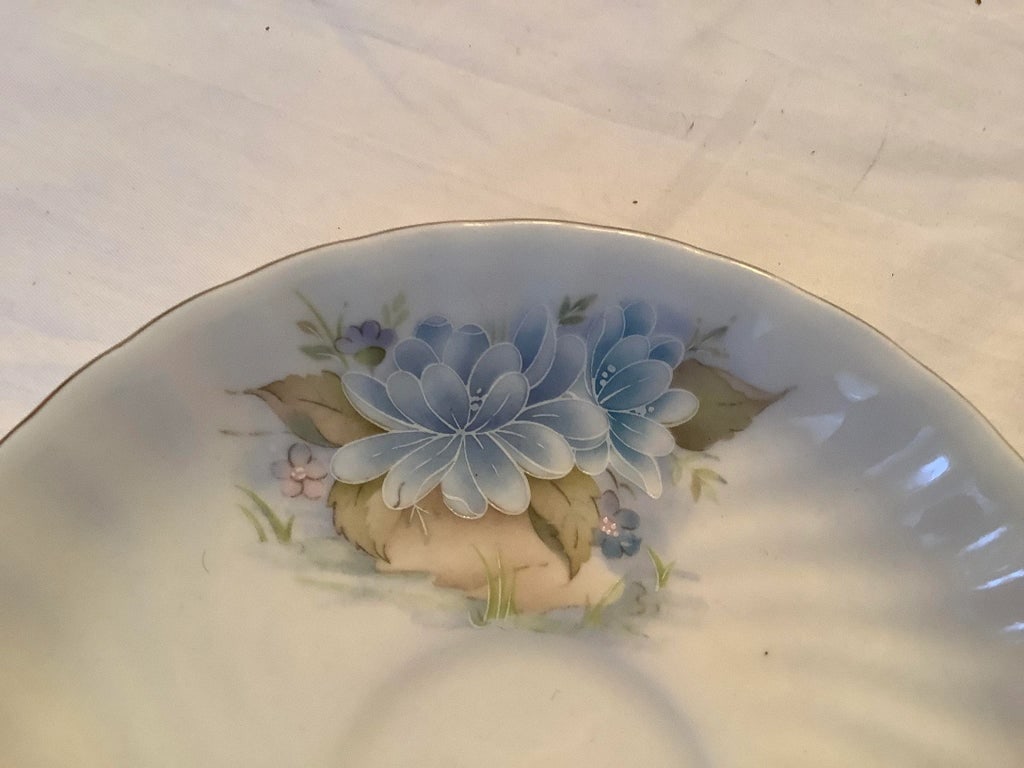 Vintage Hitkari China Blue and White Tea Cups & Saucers - Set of 14 - 7