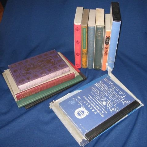 009: The Folio Society - Lot of 19 Titles Books: Titles include...* Eminent Victorians by Lytton Strachey * Paris in the Revolution by Reay Tannahill * Canaletto by Gregory Martin * Life of Wolsey by Cavendish * John Evelyn’s Diaryby Philip France
