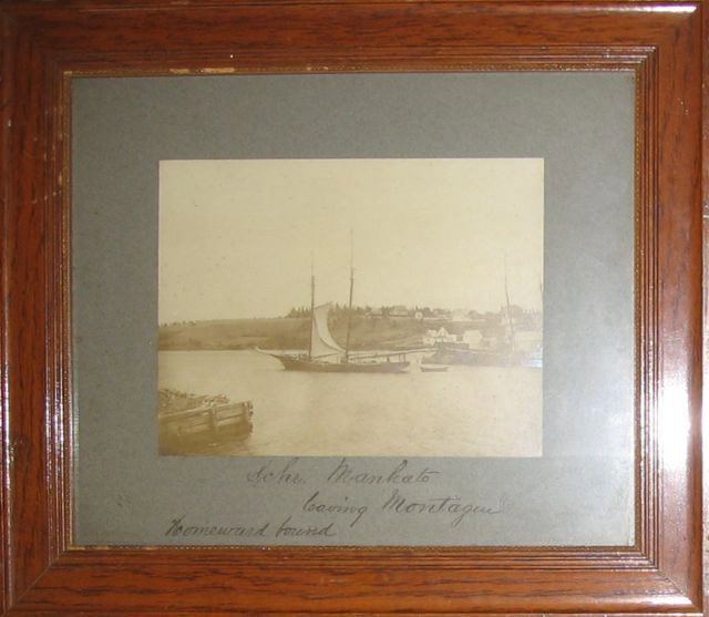 PEI Photograph - Schooner Mankato, Montague, c1910