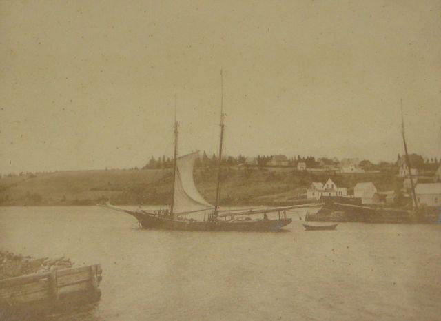 PEI Photograph - Schooner Mankato, Montague, c1910 - 4
