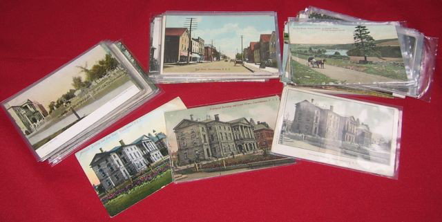 Prince Edward Island Antique Post Card Lot: Description: Private collection of 109 vintage post cards depicting views of Prince Edward Island, Canada. Mostly from the first and second decades of the 20th century. Several duplicates. Mostly used