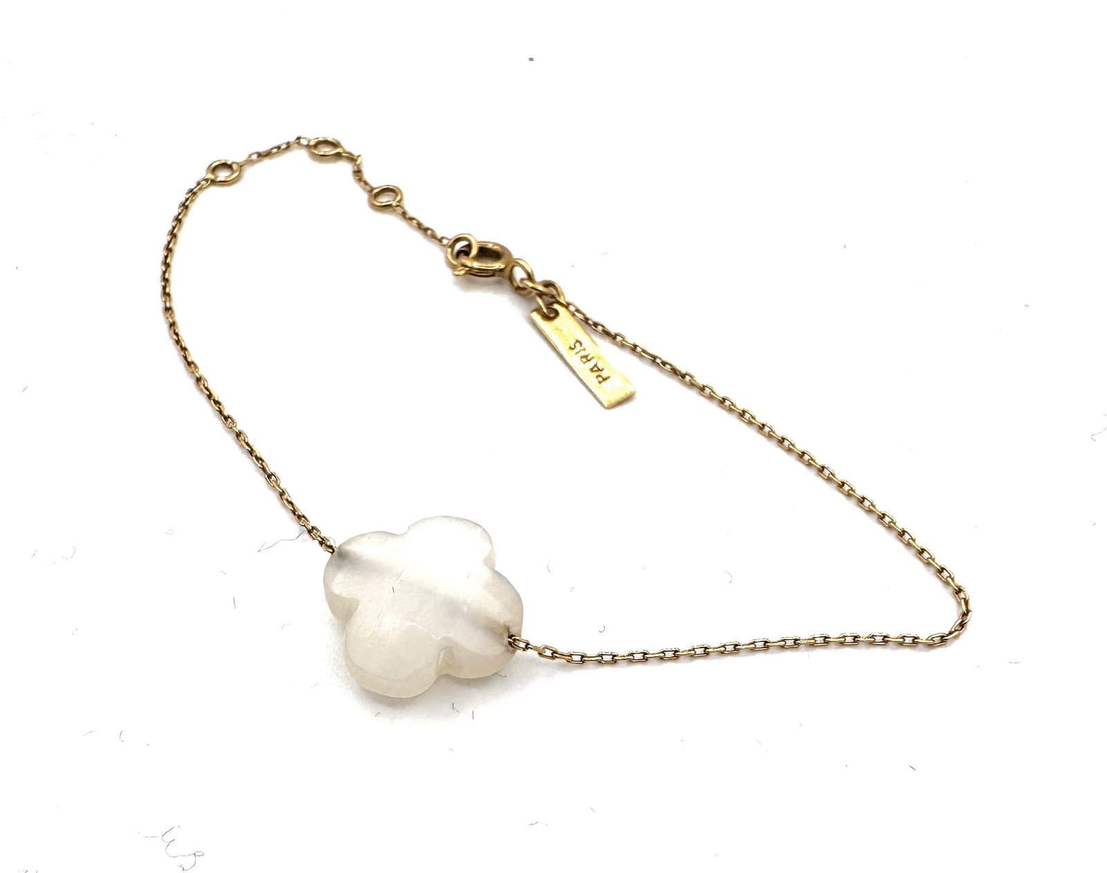 A 'FRISETTE' QUARTZ BRACELET, BY MORGANNE BELLO Designed as a cord-style fine chain in 18k gold (1 of 1)