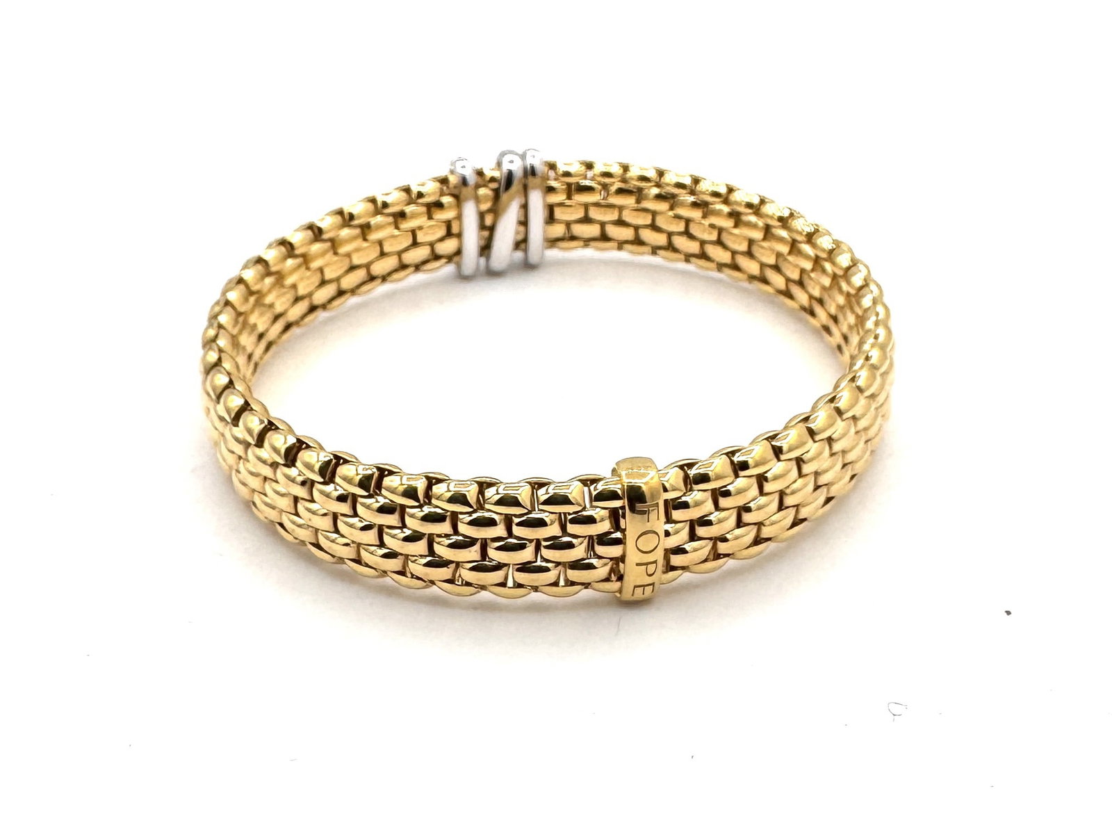 A "PANORAMA FLEX'IT" DIAMOND BRACELET, BY FOPE Diamond and 18k Gold (1 of 1)