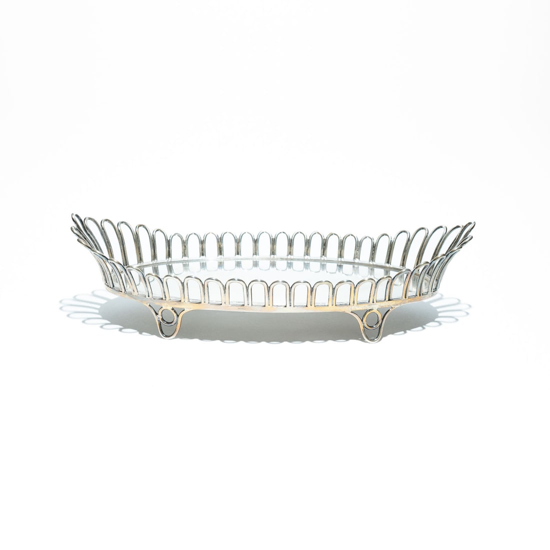 A Portuguese Silver Candle Snuffer along with a tray Late 18th Century, beginning 19th Century (1 of 10)