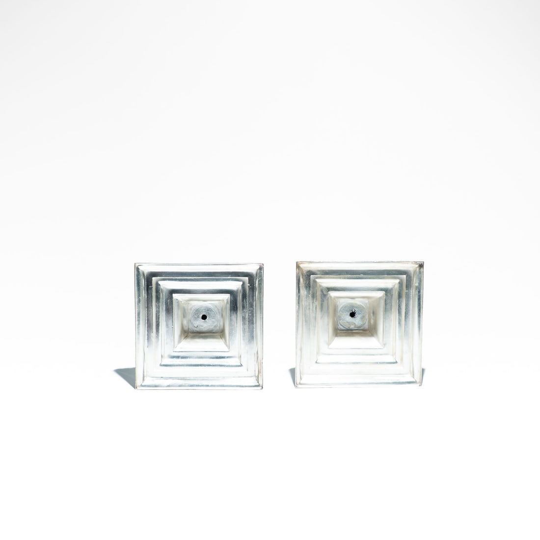 Pair of Silver Candlesticks designed in the classical Corinthian column style Portuguese, post -1985 (1 of 6)