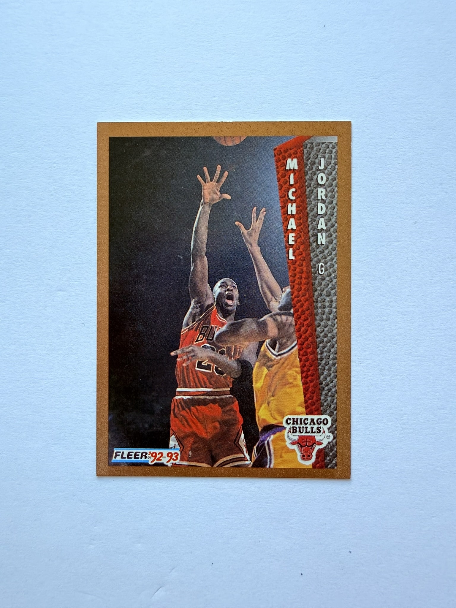 Michael Jordan Fleer 92 93 Chicago Bulls Basketball Card (1 of 2)