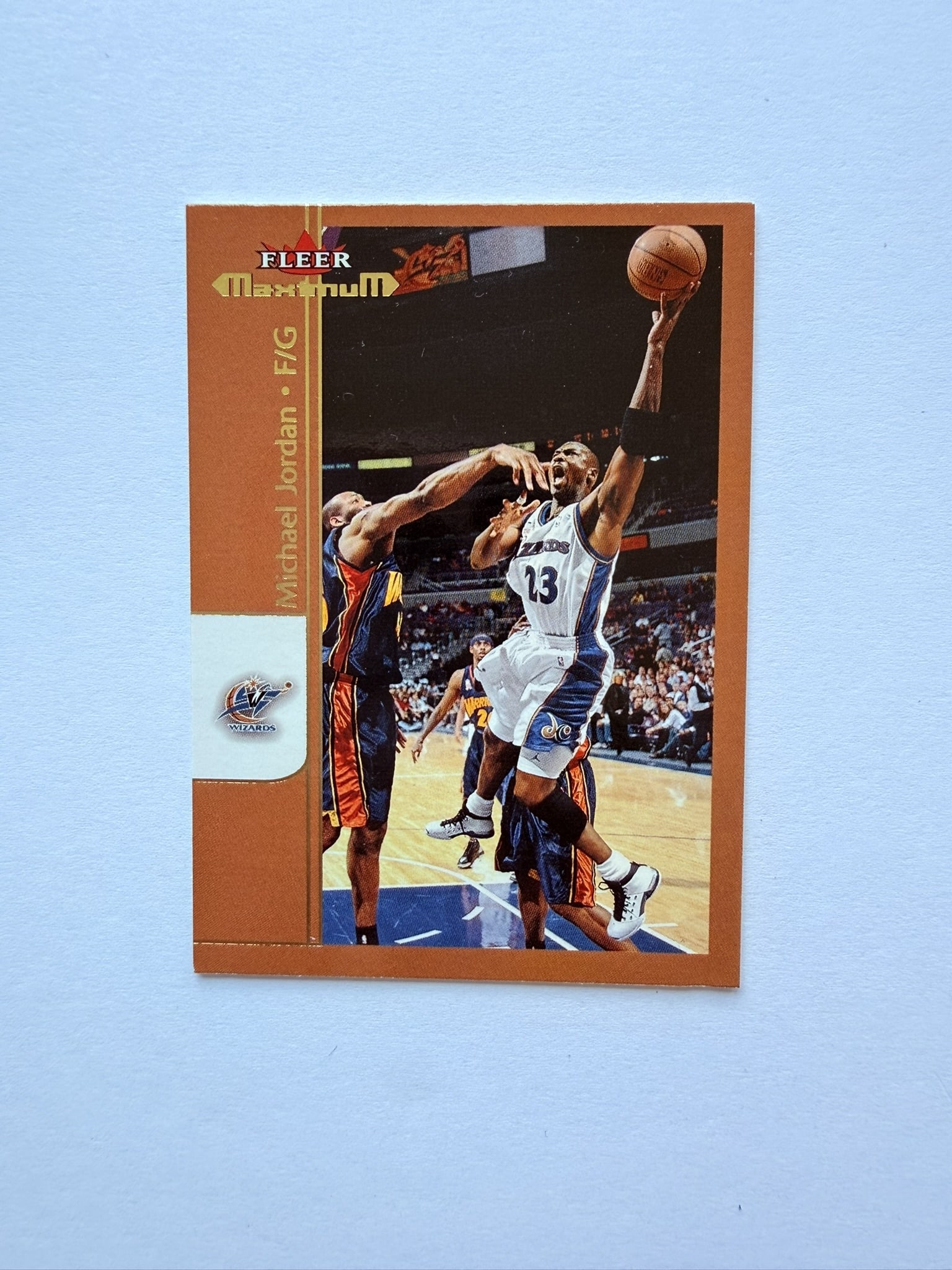 Michael Jordan Fleer Maximum Washington Wizards Basketball Card (1 of 2)