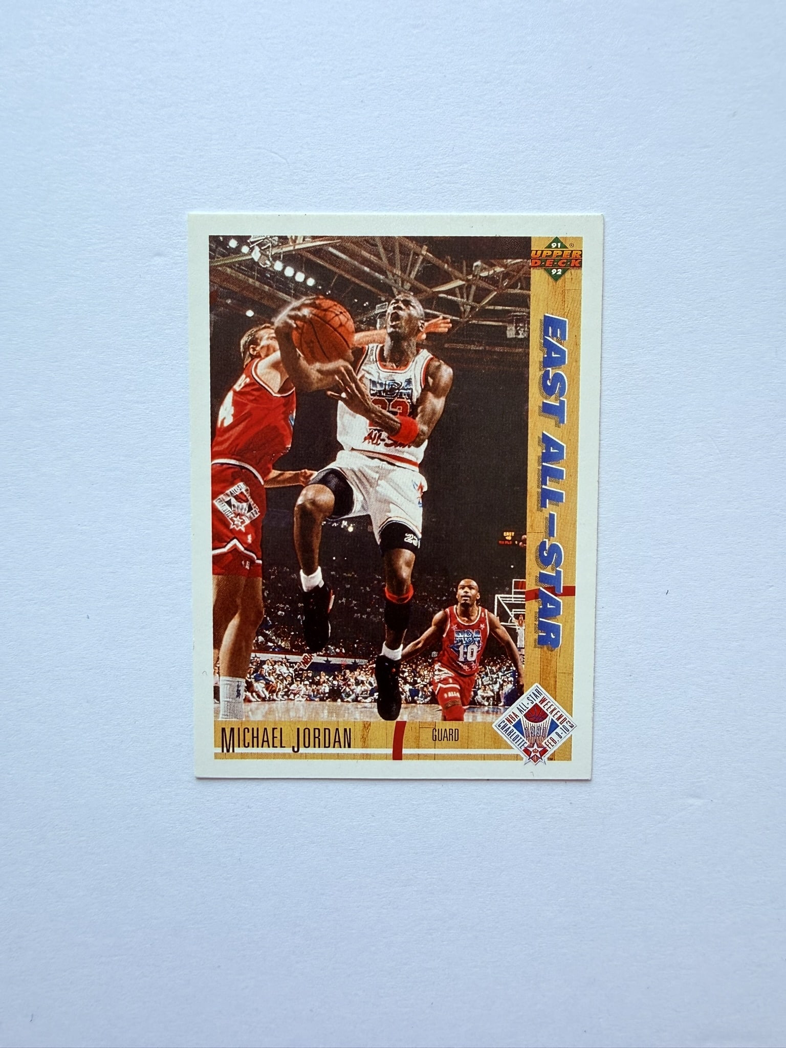 Michael Jordan 1991 NBA All Star Upper Deck Basketball Card (1 of 2)