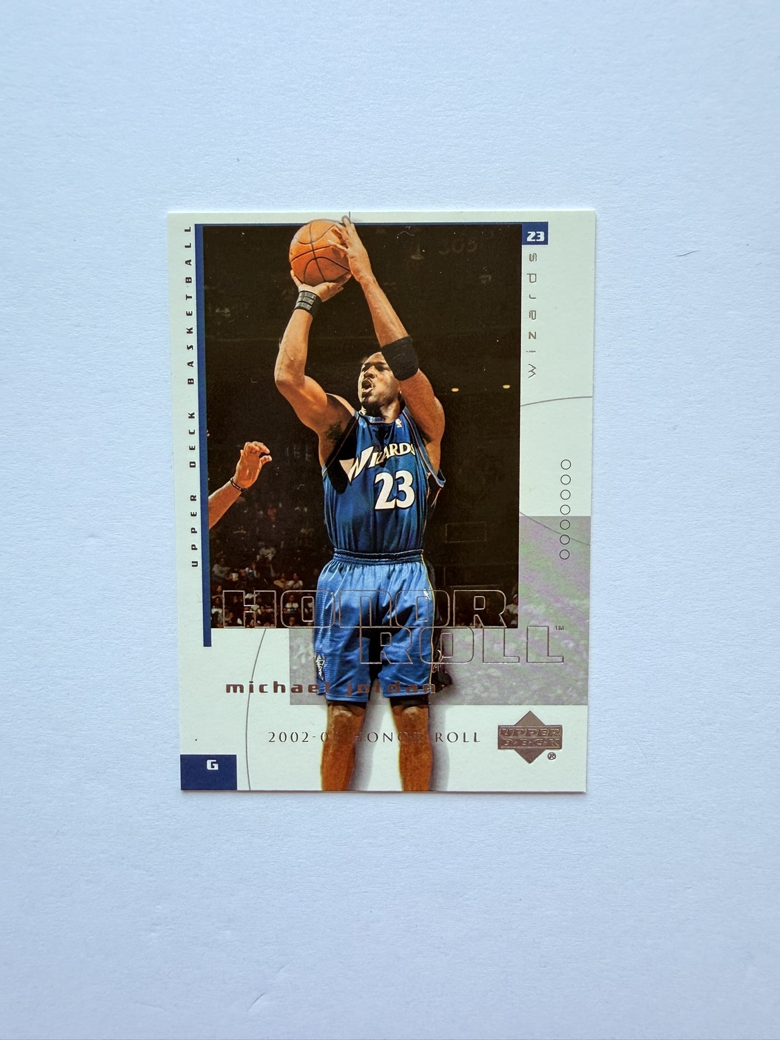 Michael Jordan 2002 03 Upper Deck Honor Roll Wizards Card (1 of 2)