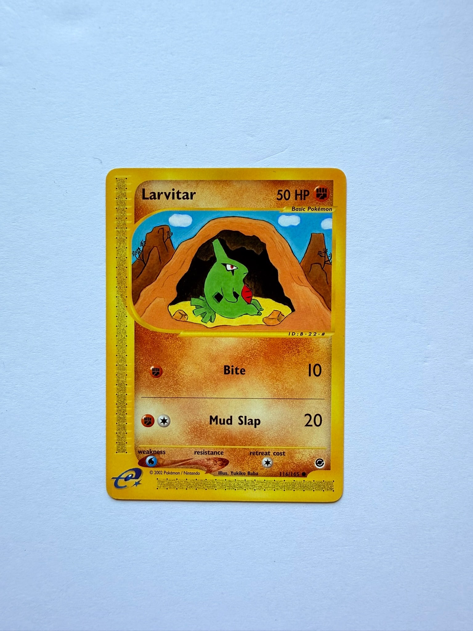 Larvitar 116/165 Expedition Base Set Pokemon Card (1 of 2)