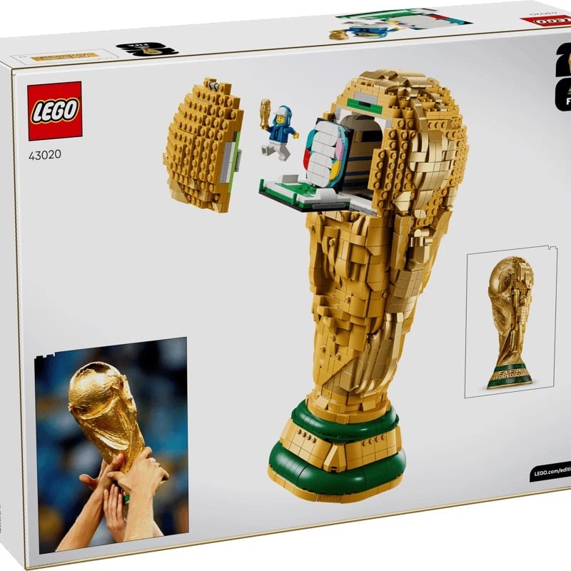LEGO FIFA World Cup 2026 Official Trophy Set 43020 Brand New Factory Sealed: Offered is a brand new, factory sealed LEGO FIFA World Cup 2026 Official Trophy Set 43020. This premium collector's set recreates the iconic FIFA World Cup Trophy in stunning detail and is designed fo