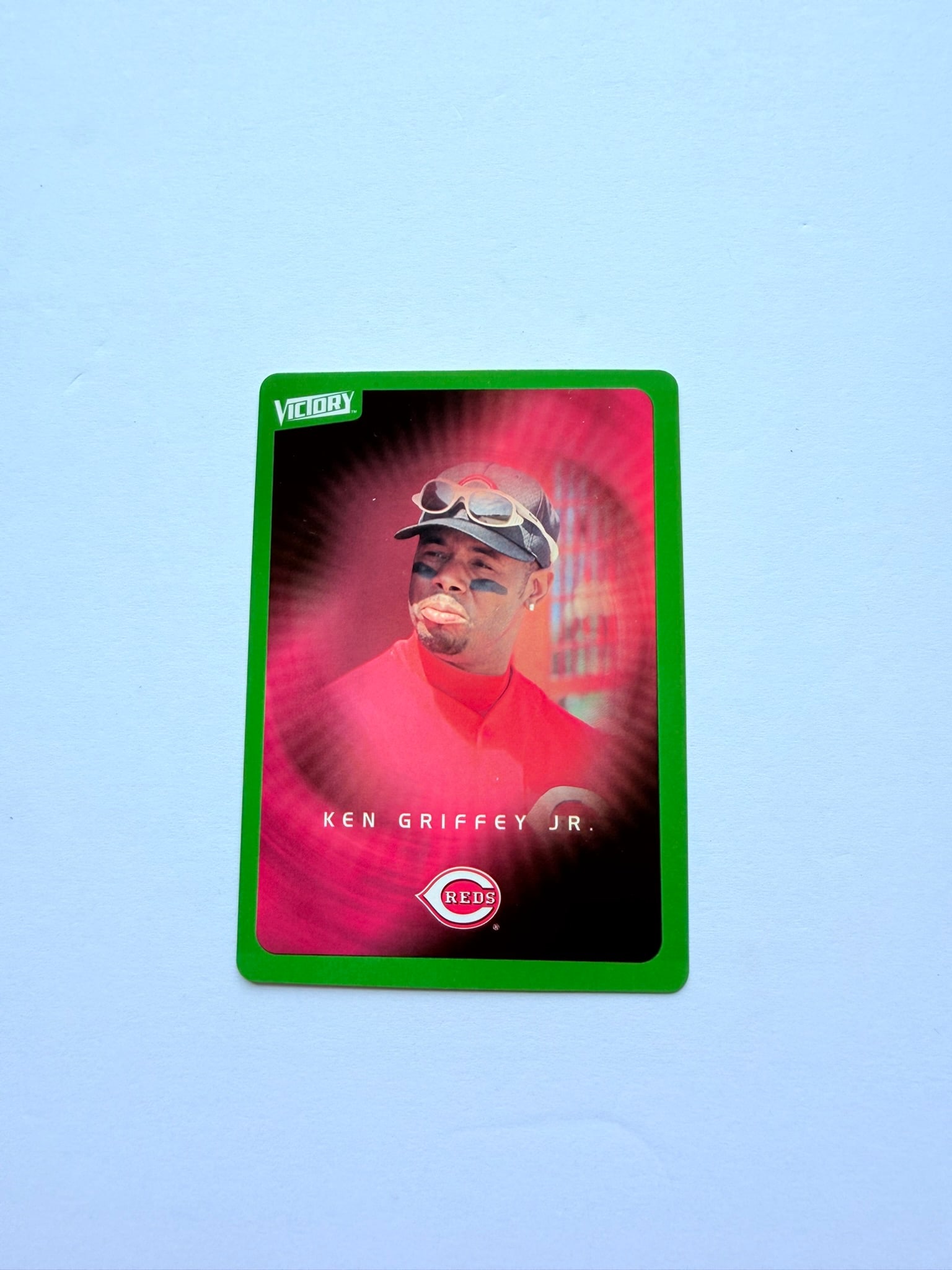 2003 Upper Deck Victory #30 Ken Griffey Jr. Home Run Cincinnati Reds MLB Baseball Card: 2003 Upper Deck Victory #30 Ken Griffey Jr. Home Run card featuring "The Kid" during his Cincinnati Reds years. Great addition for Griffey, Reds, Hall of Fame, and MLB card collectors. Clean design wi