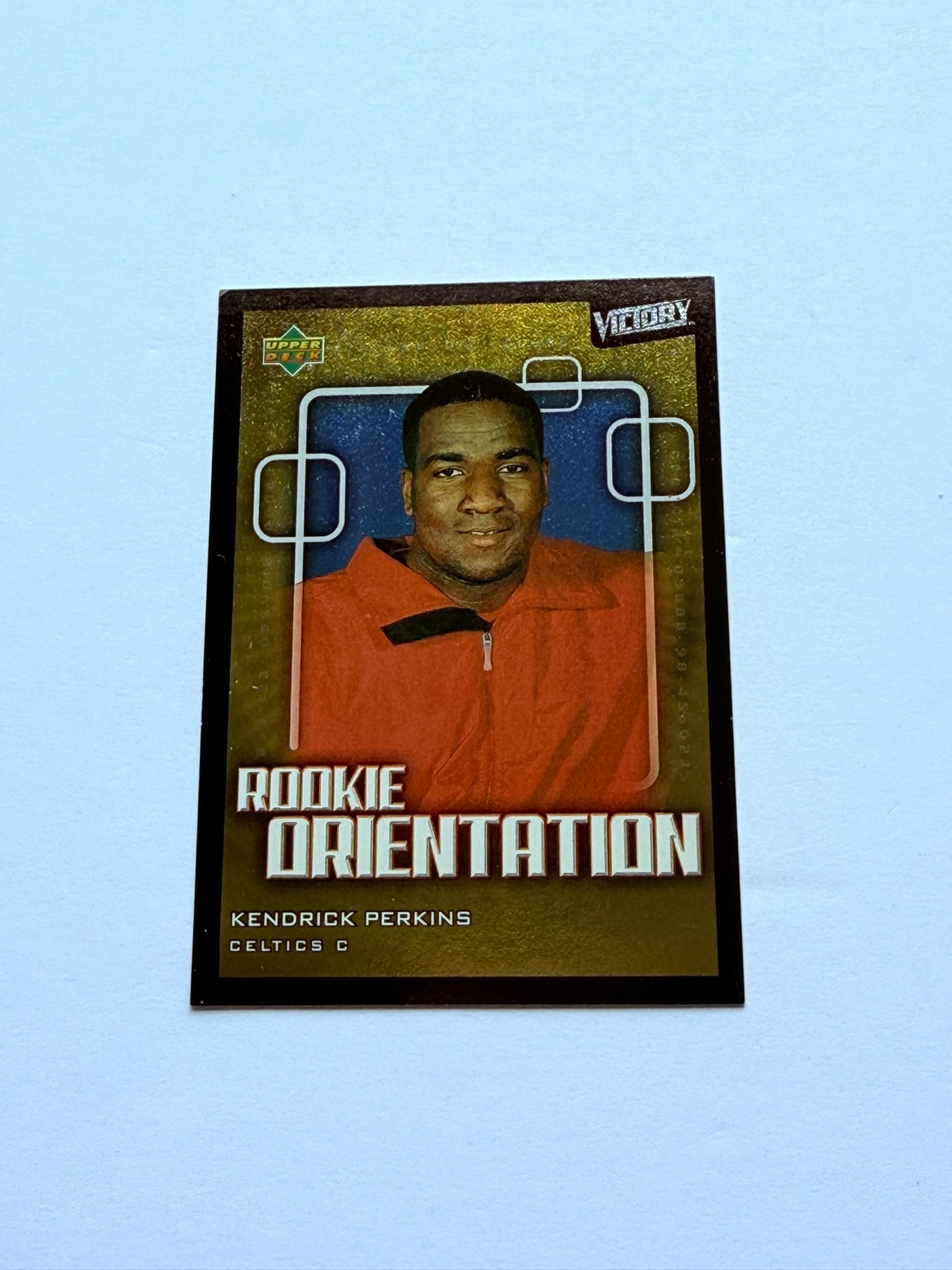 2003-04 Upper Deck Victory Rookie Orientation #127 Kendrick Perkins Rookie Card RC Celtics (1 of 2)