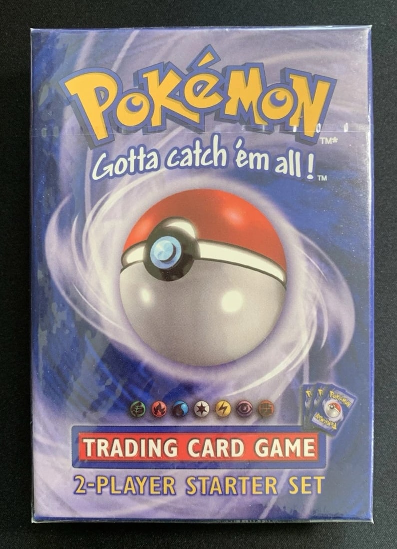 Pokémon TCG Base Set Shadowless 2-Player Starter Set Factory Sealed WOTC 1999 (1 of 3)