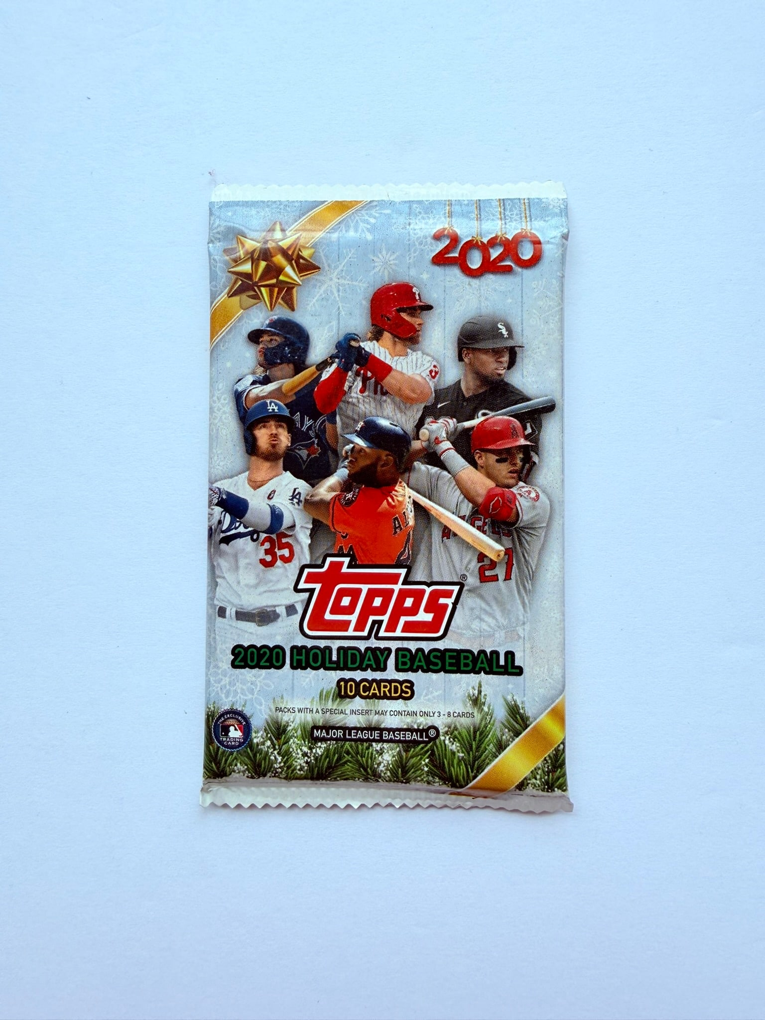 2020 Topps Holiday Baseball Sealed Value Pack (10 Cards) (1 of 2)