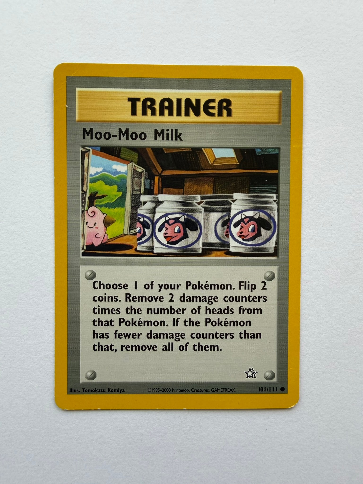 2000 Pokemon Moo-Moo Milk 101/111 Neo Genesis (1 of 2)