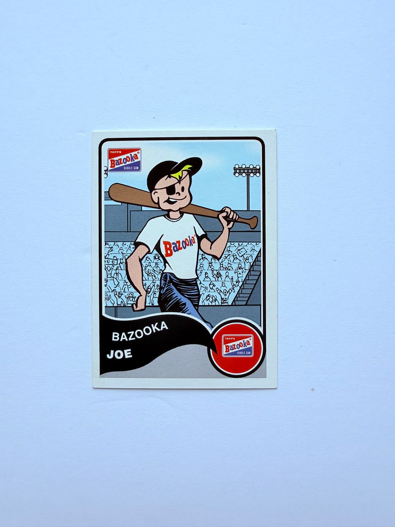 2003 Topps Bazooka Joe Original Flavor 5¢ #7 Bazooka Bubble Gum Baseball Card (1 of 2)
