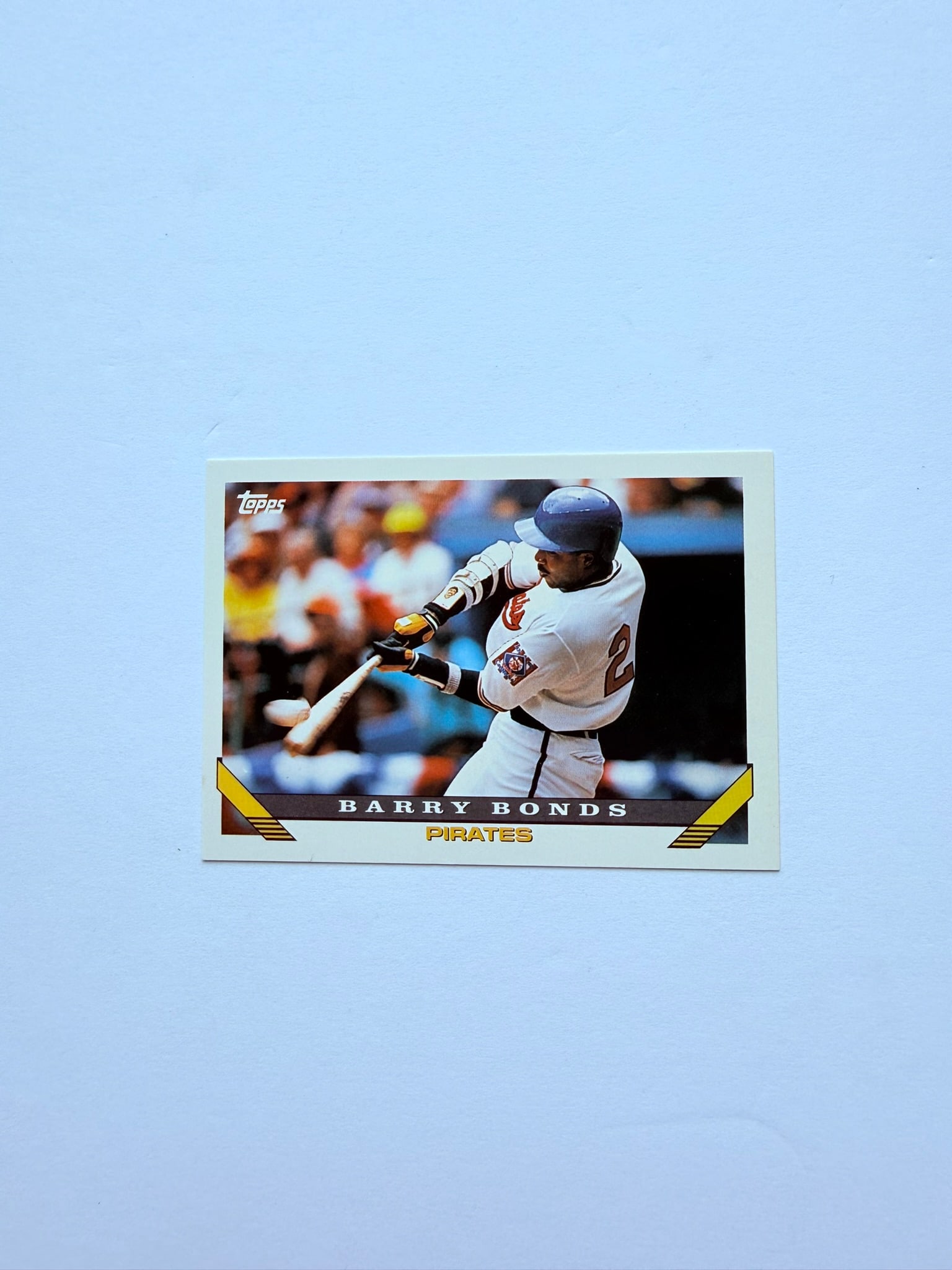 1993 Topps #2 Barry Bonds Pittsburgh Pirates Baseball Card (1 of 2)
