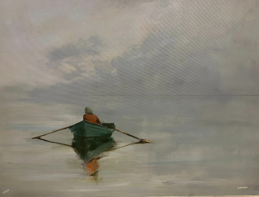 Anne Packard Calm Day Coastal Giclee on Canvas (1 of 3)