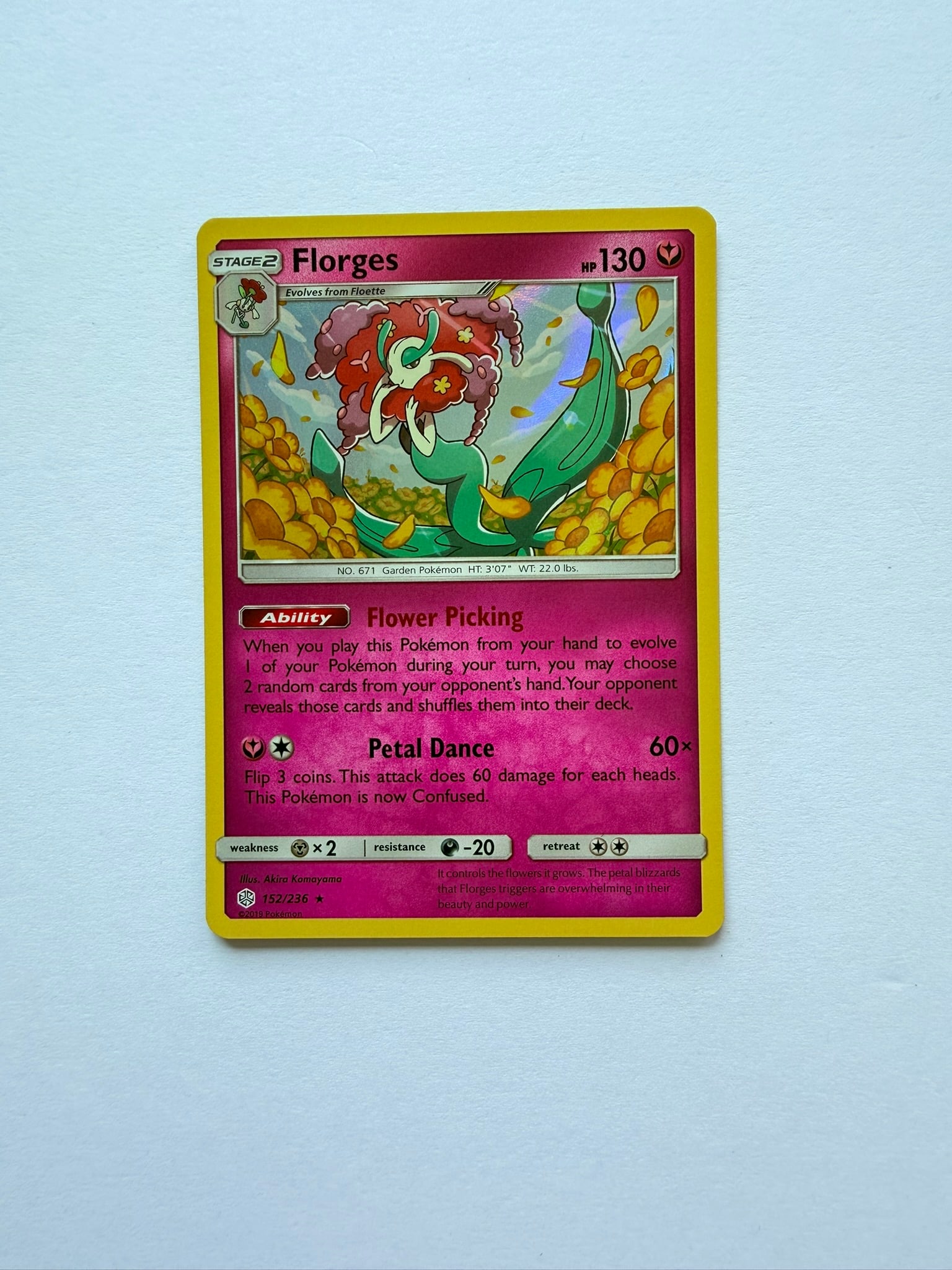 Florges 152/236 Pokemon Card: Florges 152/236 Pokémon card. Card appears in Near Mint condition. Please review photos carefully for exact condition before bidding.