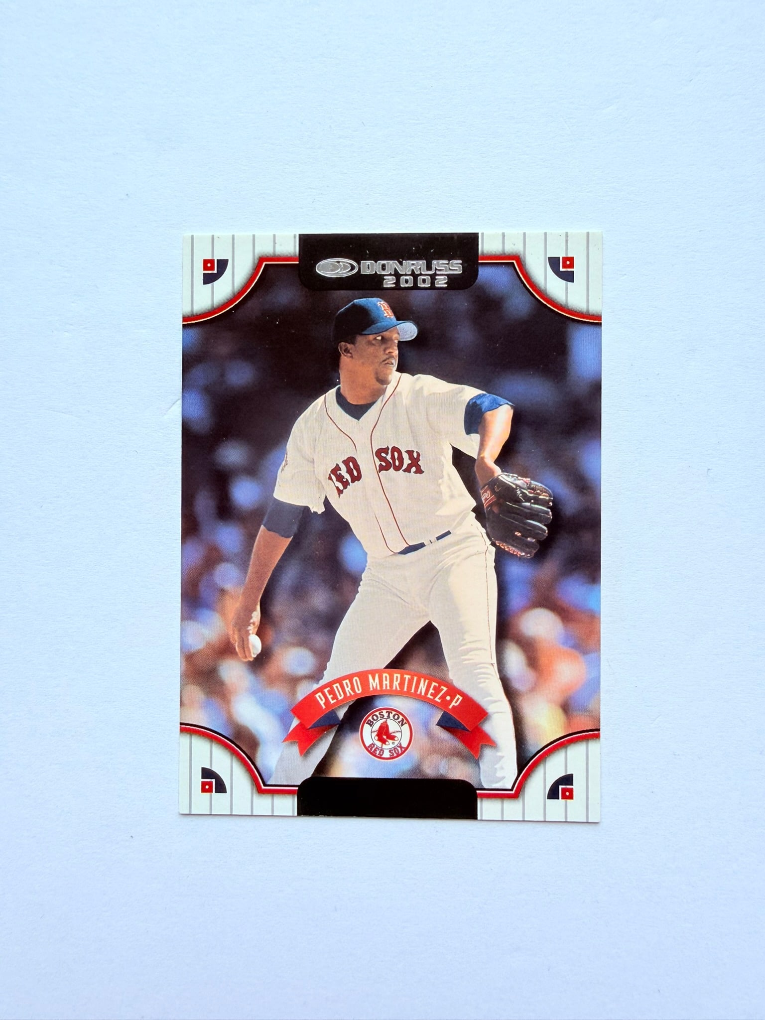 2002 Donruss #13 Pedro Martinez Boston Red Sox MLB Baseball Card