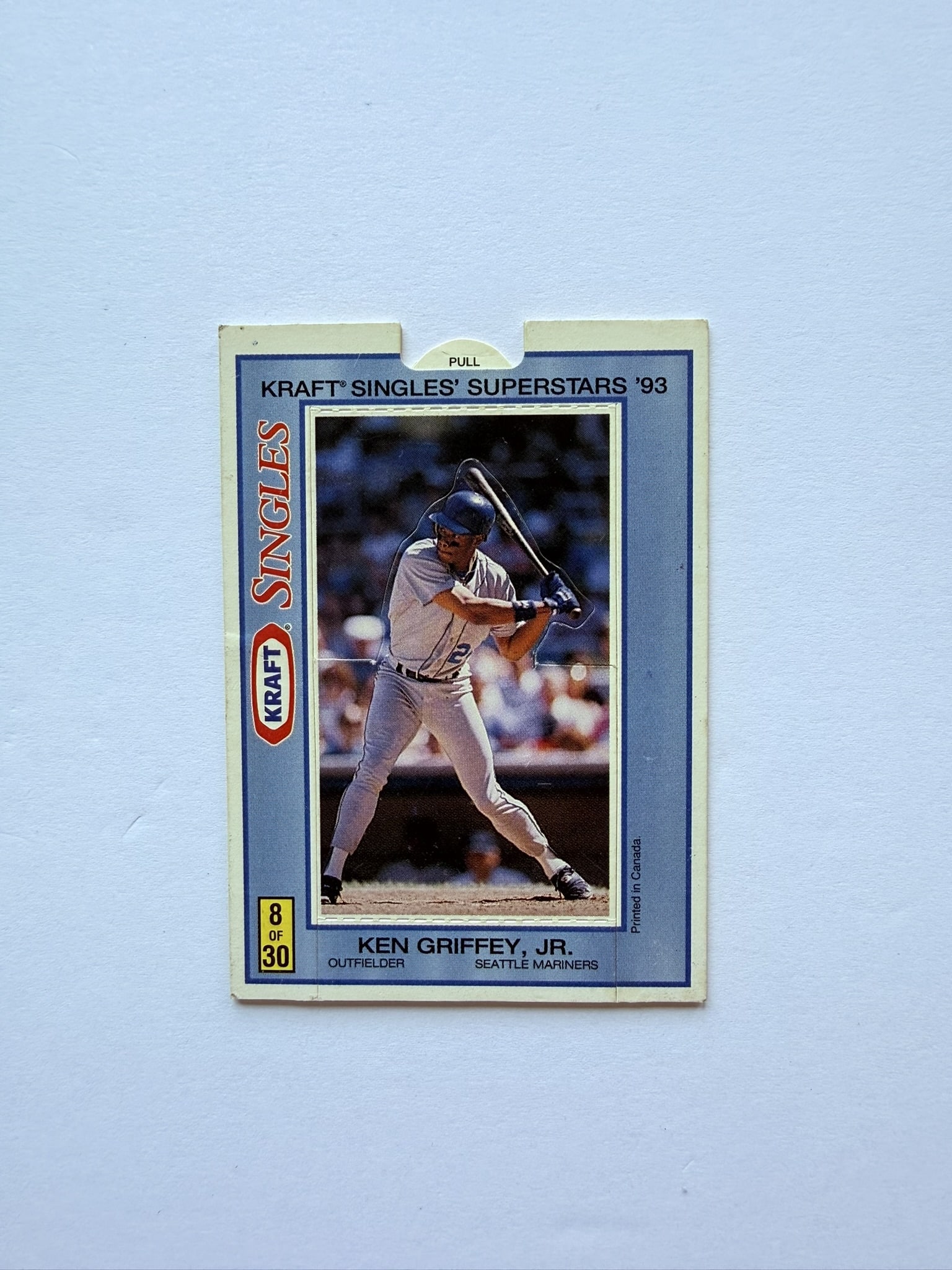 Ken Griffey Jr Kraft Singles Superstars 1993 Card